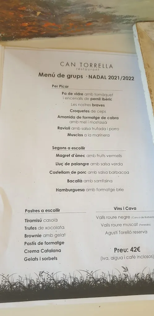 Menu_Can Torrella_Matadepera_immagine_3