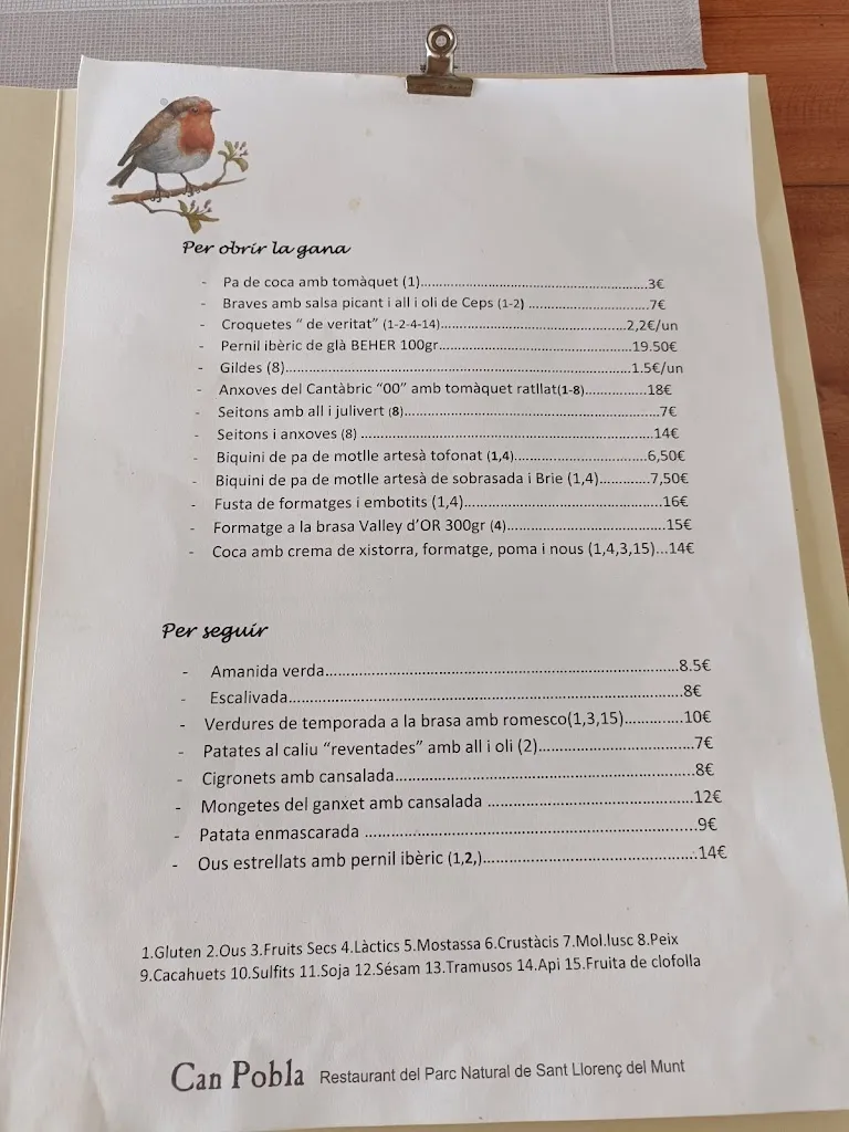 Menu_Restaurant Can Pobla_Matadepera_image_1