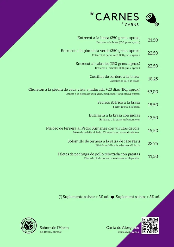 Menu_Restaurant Les Vinyes_Martorell_image_2