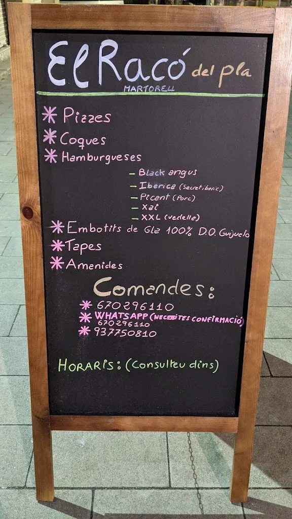 Menu_El Racó del pla_Martorell_image_1