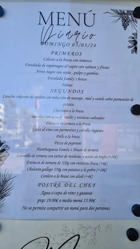 Menu_Family'S House Martorell_Martorell_image_1