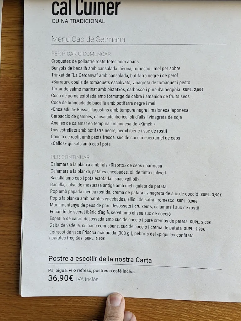 Menu_Restaurant Cal Cuiner_Masquefa_image_2