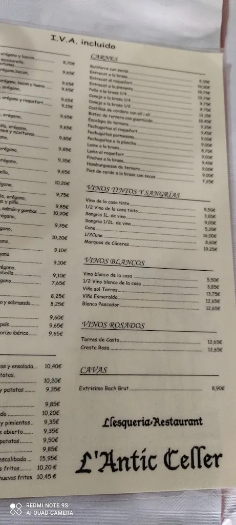 Menu_Antic celler_Masquefa_image_4