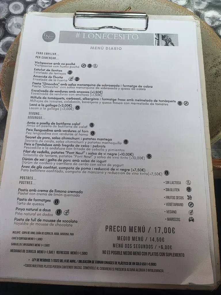 Menu_Santa Magdalena de LONECESITO_Masquefa_image_1