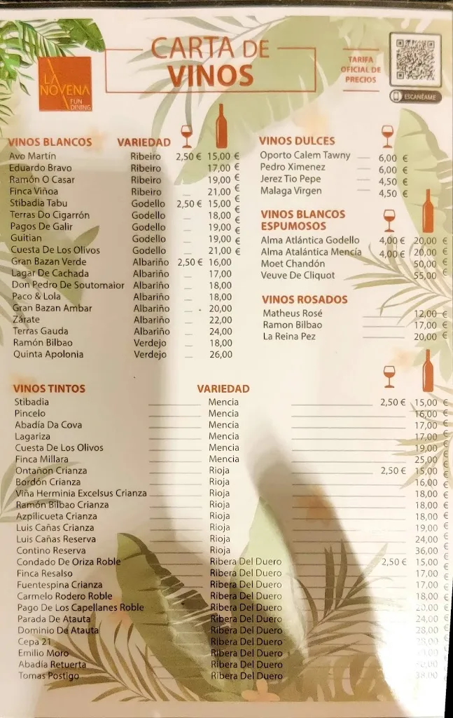 Menu_La Novena Fun Dining_Oleiros_image_4