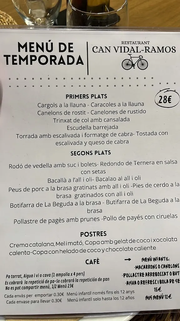 Menu_Restaurant Can Vidal-Ramos_Masquefa_image_1