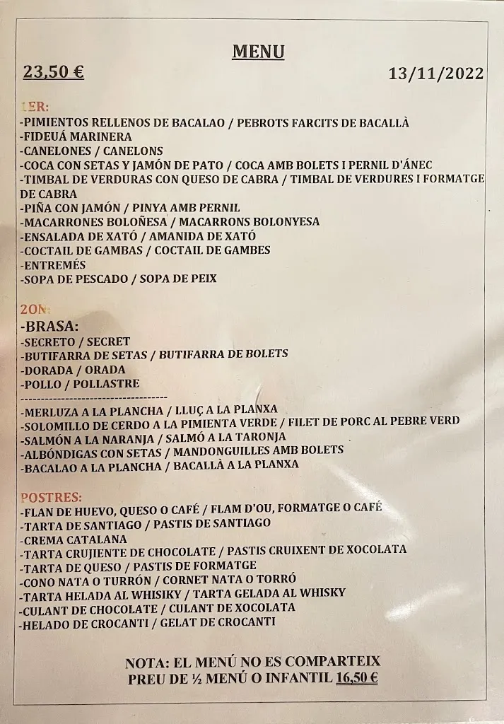 Menu_Restaurant Cal Maristany_Mediona_image_3