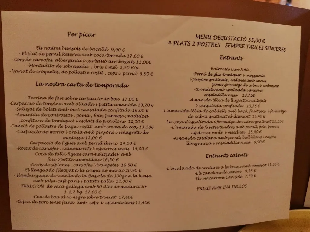 Menu_La Masia del Solà_Monistrol de Calders_image_4