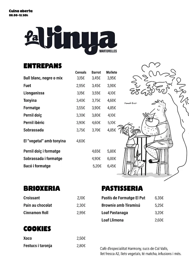 Menu_La Vinya Bar_Martorelles_image_1