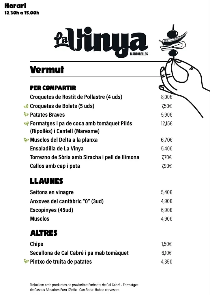 Menu_La Vinya Bar_Martorelles_image_3