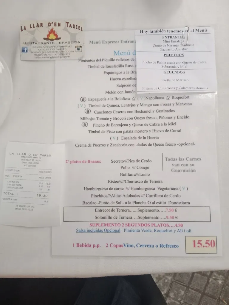 Menu_La Llar d'en Tariel_Martorelles_image_4