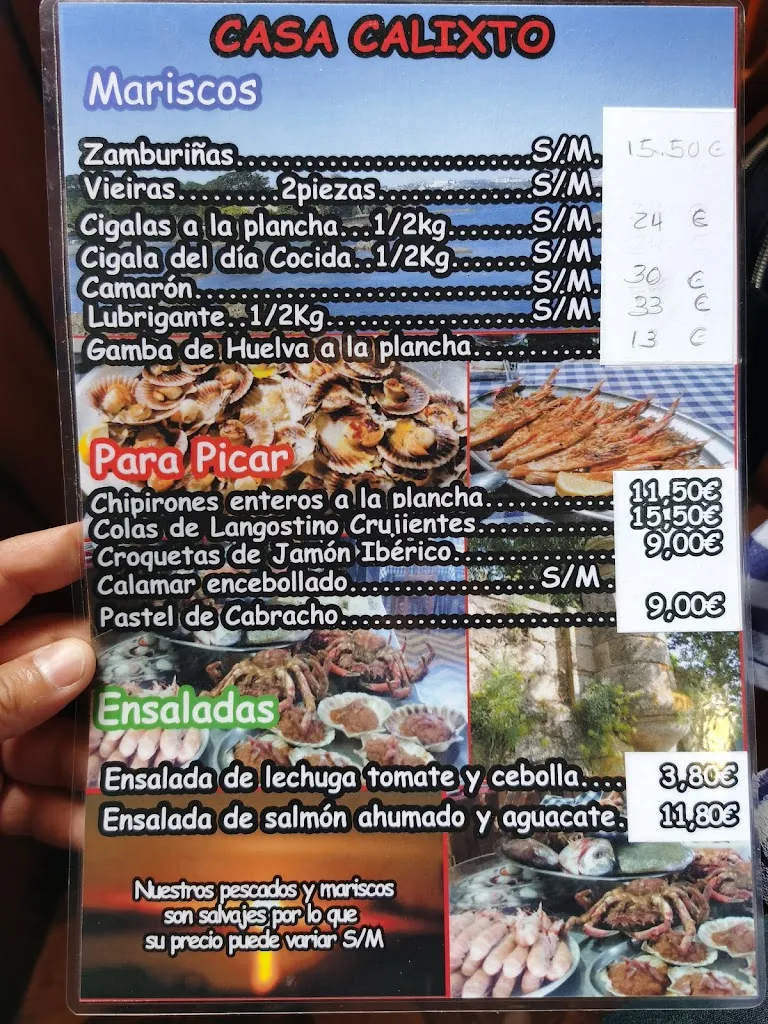 Menu_Casa Calixto_Oleiros_image_1