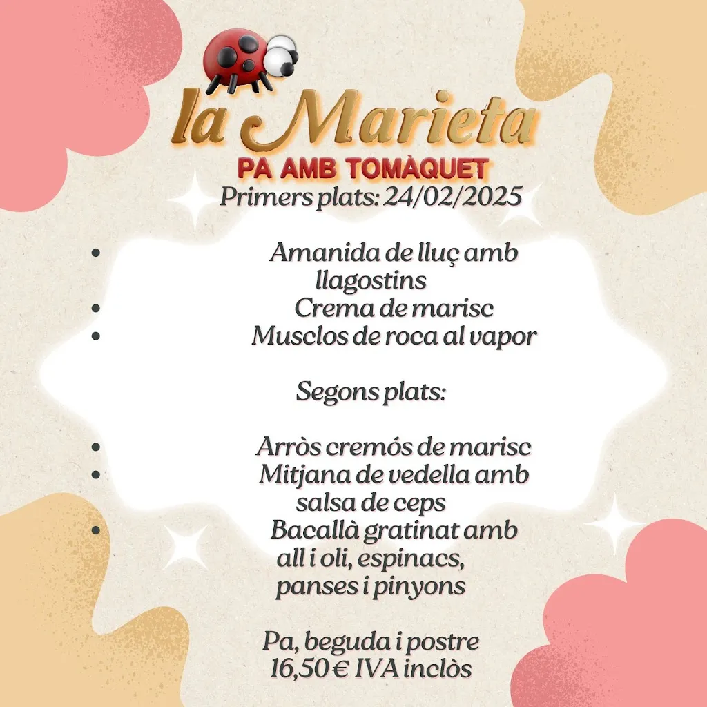 Menu_Restaurant La Marieta_Martorelles_image_1