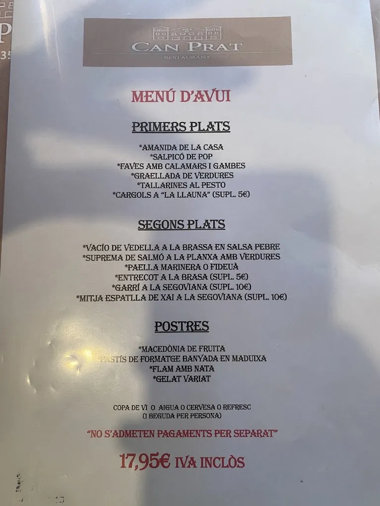 Menu_Restaurant Can Prat_Martorelles_immagine_3