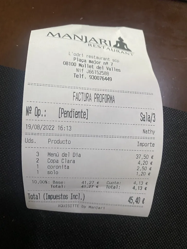 Marc S._Manjari_Mollet del Vallès_recensione