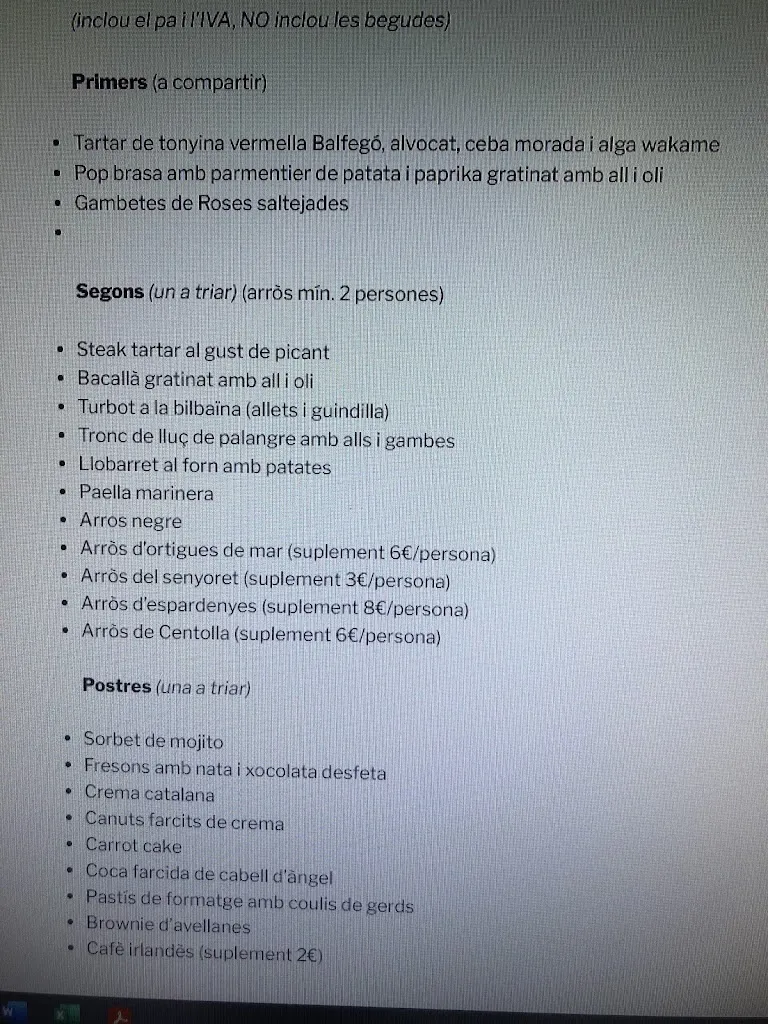 Menu_Restaurante El Mirall_Montgat_immagine_1