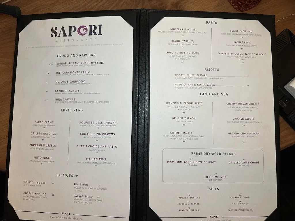 Menu_Sapori Montclair_Montclar_image_1