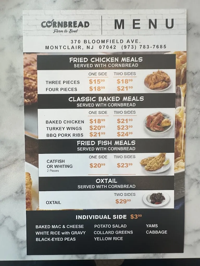 Menu_Cornbread Montclair_Montclar_image_1