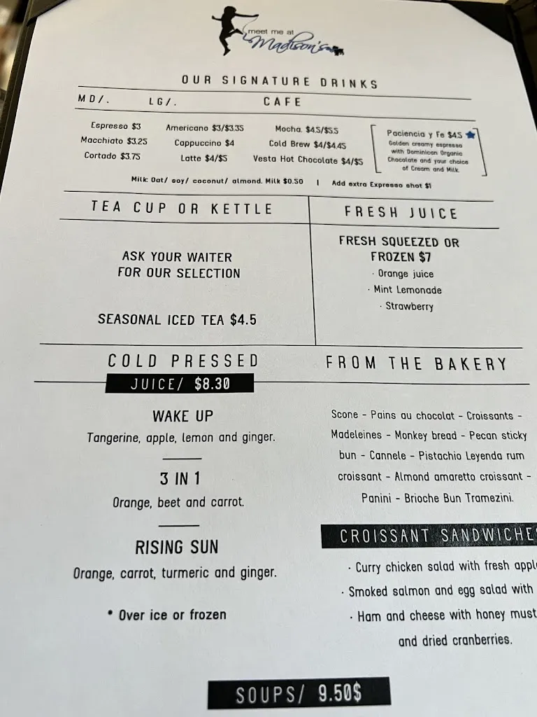 Menu_Meet Me at Madison's_Montclar_immagine_4