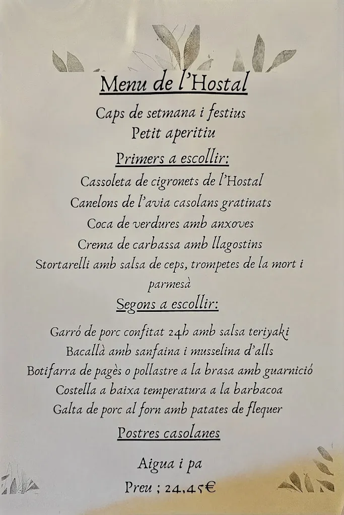 Menu_Hostal de Mura_Mura_image_2