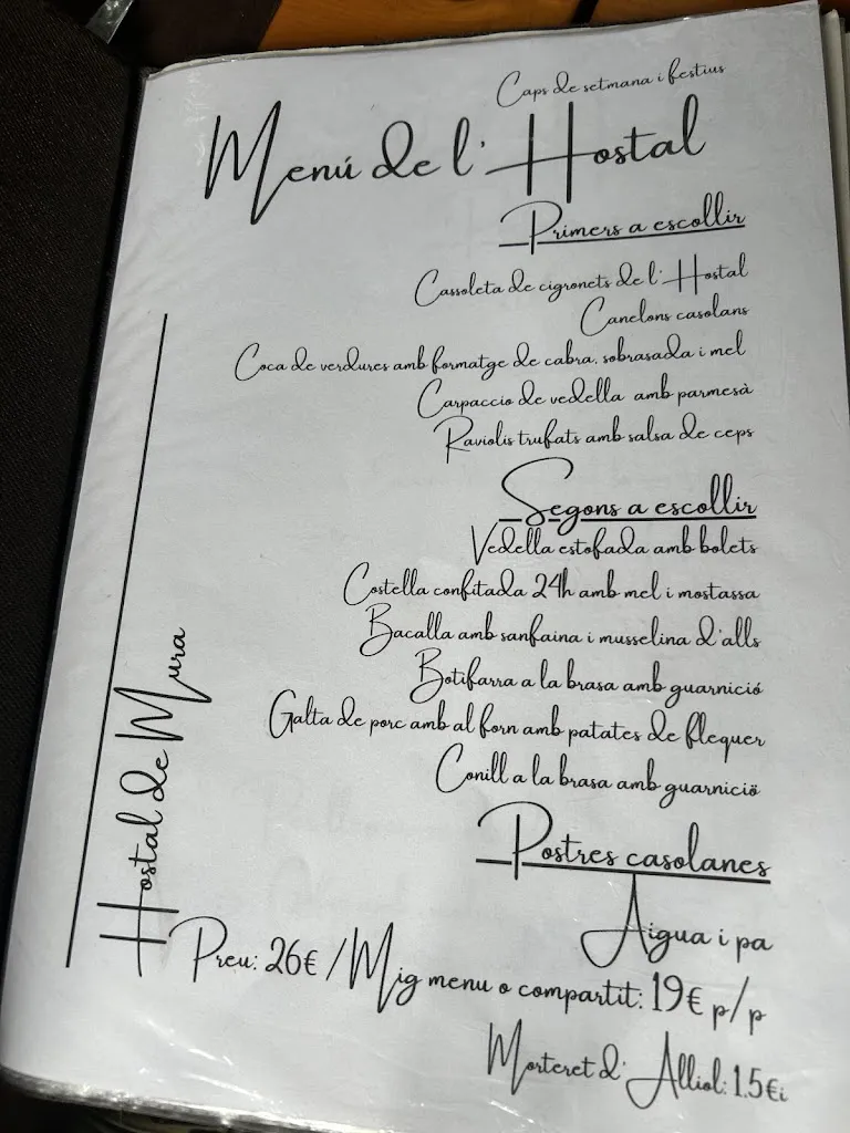 Menu_Hostal de Mura_Mura_image_4