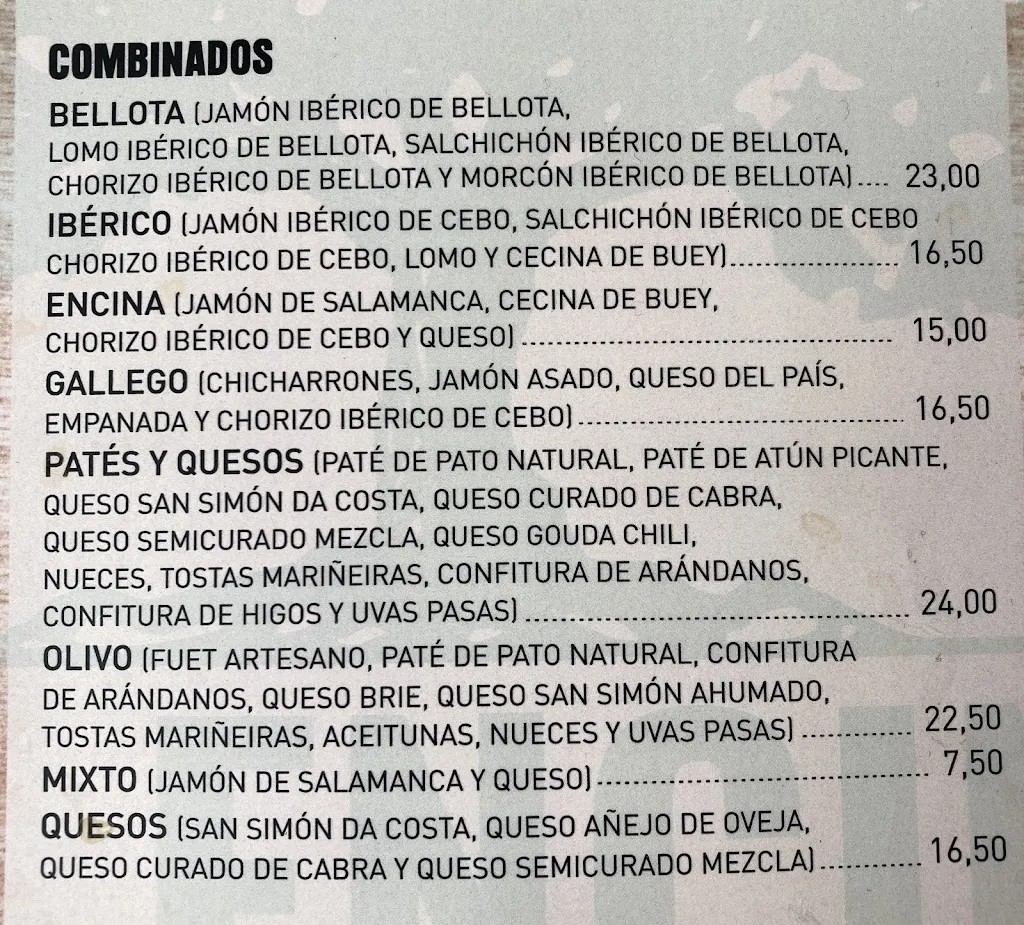 Menu_La Encina Ham Factory_Oleiros_image_2