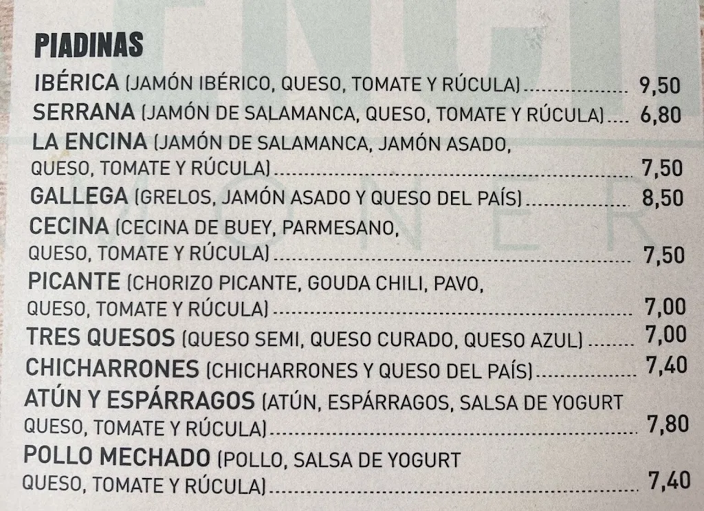 Menu_La Encina Ham Factory_Oleiros_image_4