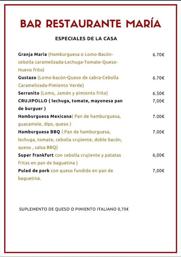 Menu_Bar Restaurant Maria_Montmeló_image_3