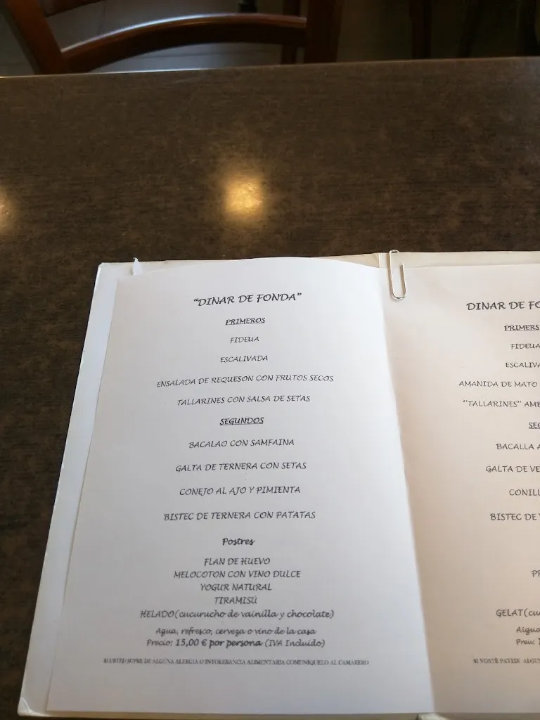 Menu_Bar Serra Restaurant_Montmeló_image_4