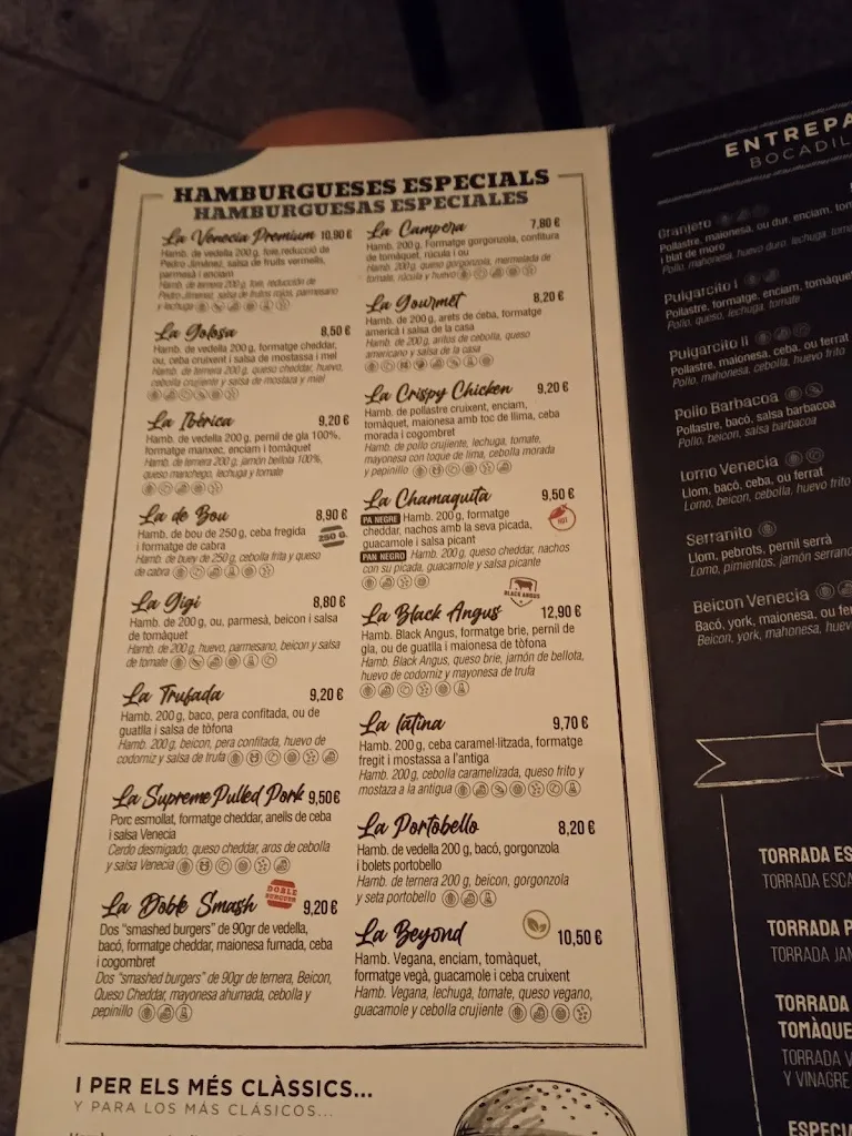 Menu_Hamburgueseria Venècia_Montmeló_image_1
