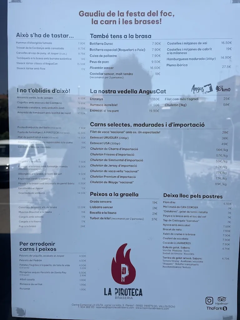Menu_La Piroteca Braseria_Montmeló_image_1