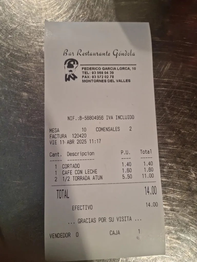 Yazzi Nee_RESTAURANT La GONDOLA_Montornès del Vallès_review