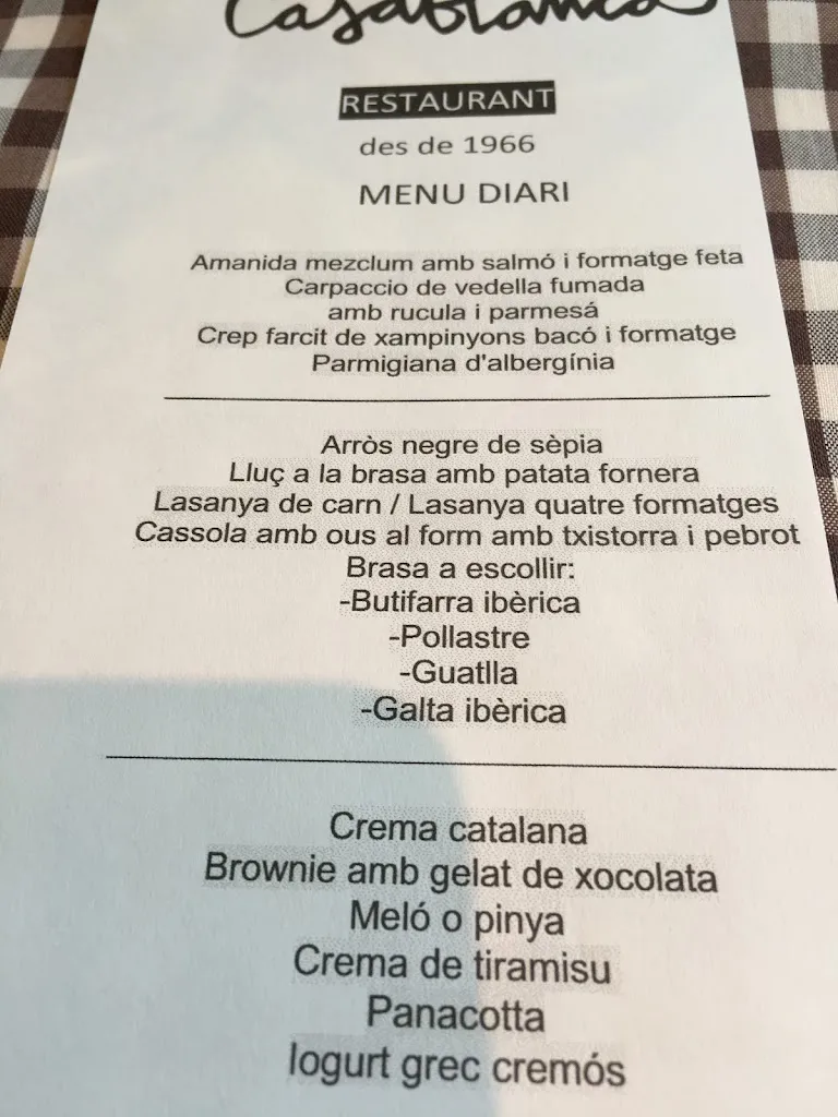 Menu_Restaurant Casablanca_Montornès del Vallès_image_1