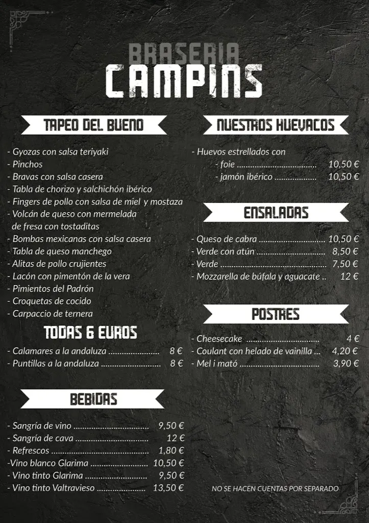 Menu_Braseria Campins_Montornès del Vallès_image_1