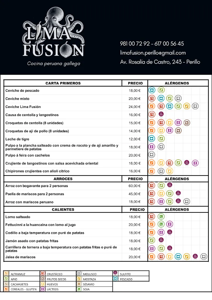 Menu_Lima Fusión_Oleiros_image_1