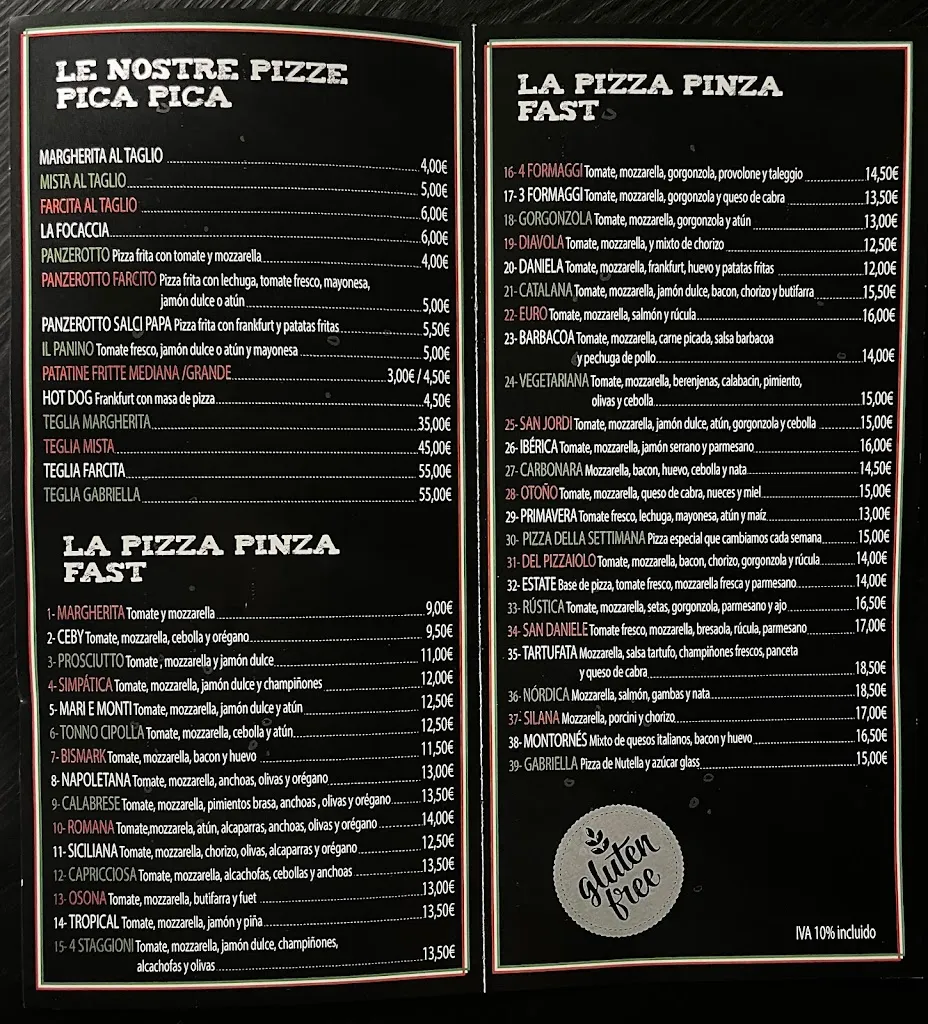 Menu_Ristorante Pizzeria Daniele_Montornès del Vallès_image_2