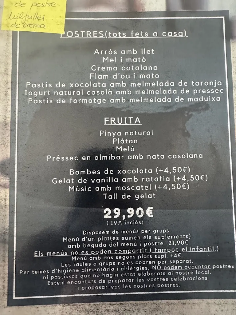 Menu_Restaurant Can Forquilla_Montornès del Vallès_image_2