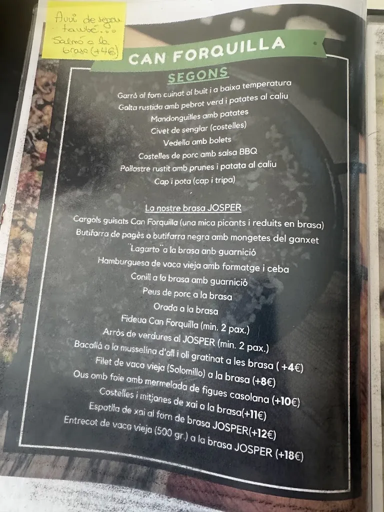Menu_Restaurant Can Forquilla_Montornès del Vallès_image_3