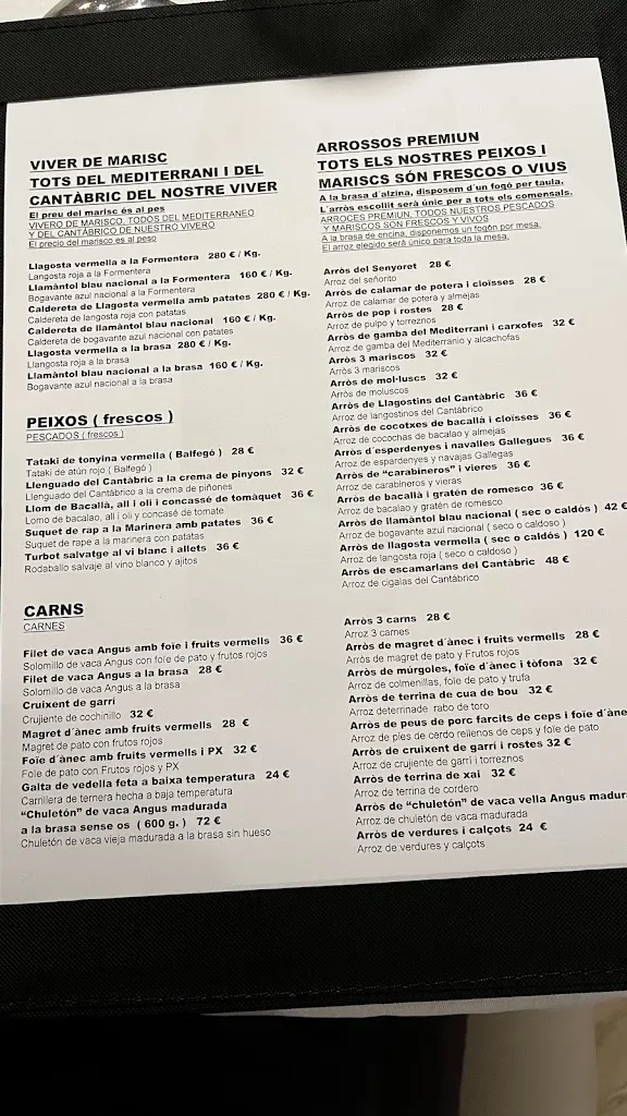 Menu_Restaurant Calasanz_Molins de Rei_immagine_2