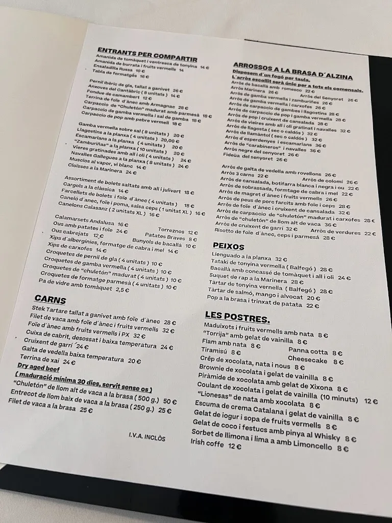 Menu_Restaurant Calasanz_Molins de Rei_immagine_4