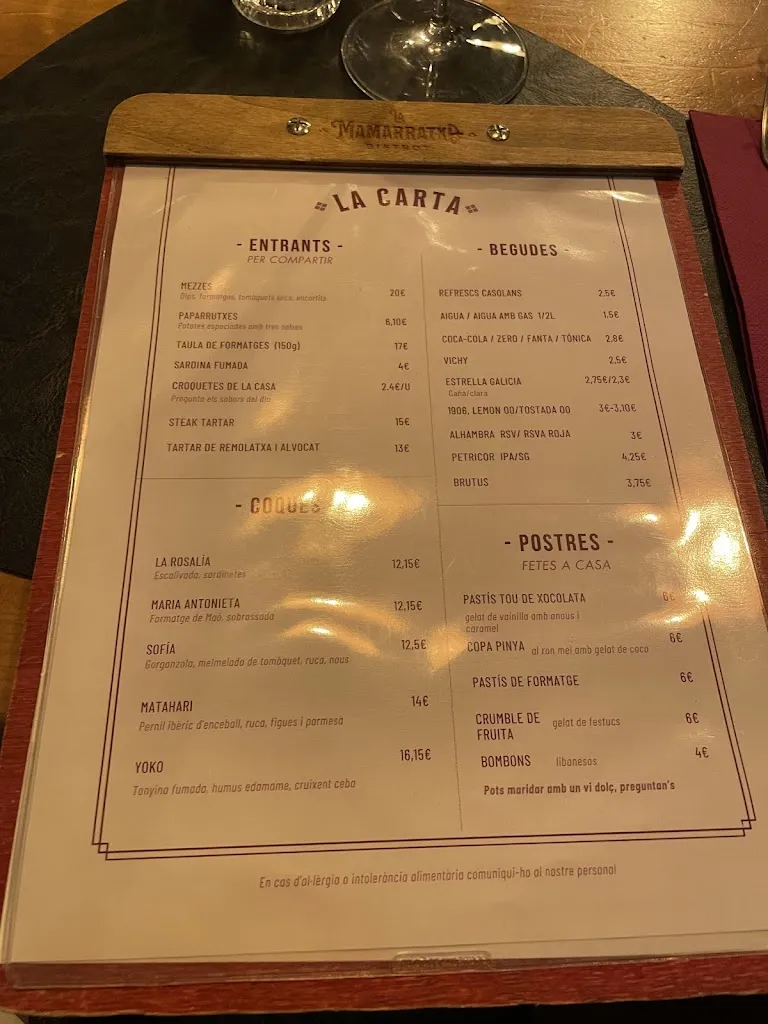 Menu_La Mamarratxa Bistrot_Molins de Rei_image_3