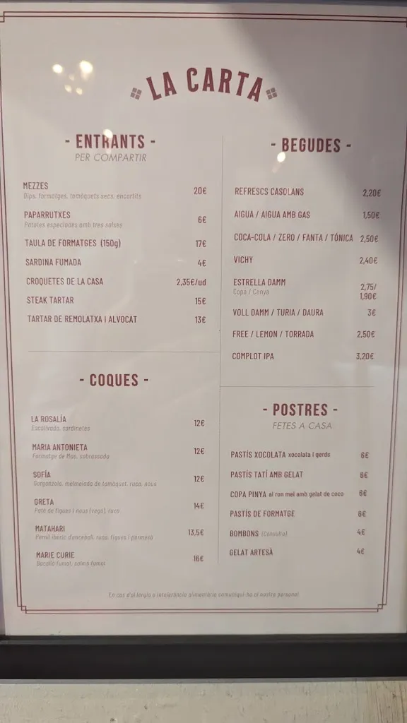 Menu_La Mamarratxa Bistrot_Molins de Rei_image_4