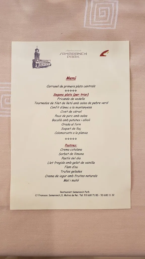 Menu_Samaranch Park_Molins de Rei_immagine_4