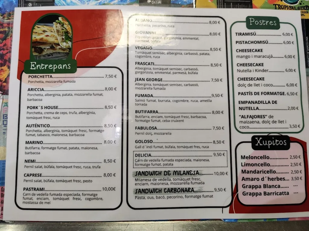 Menu_Pork's House_Molins de Rei_image_1