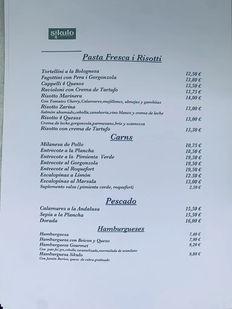 Menu_Al sikulo_Molins de Rei_immagine_1