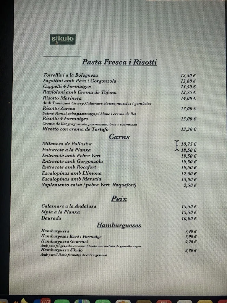 Menu_Al sikulo_Molins de Rei_immagine_4