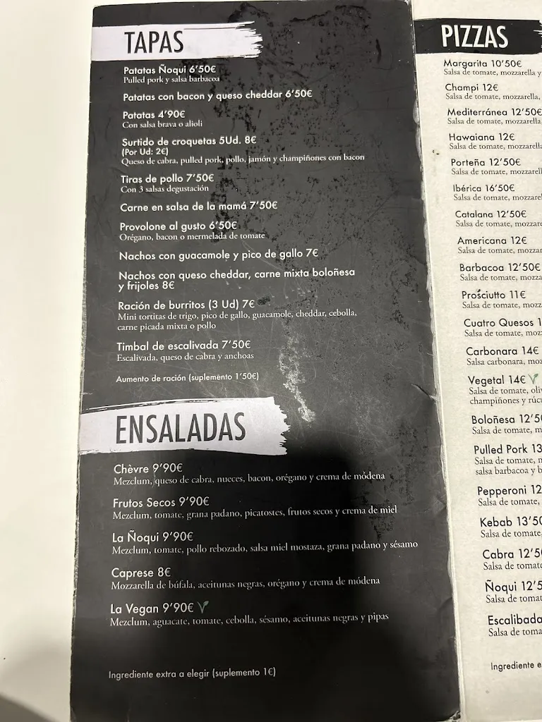Menu_El Ñoqui Restobar_Molins de Rei_image_3