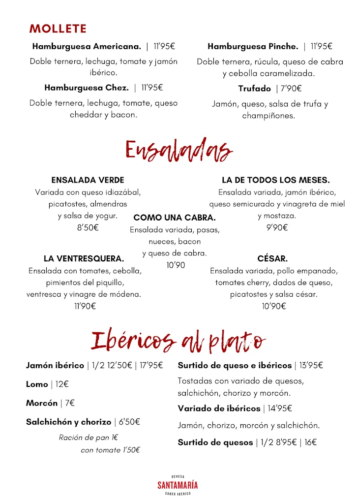 Menu_Dehesa De Santa María De Molins De Rei_Molins de Rei_image_2