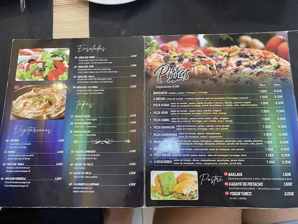 Menu_A La Turca Resturante_Molins de Rei_image_1