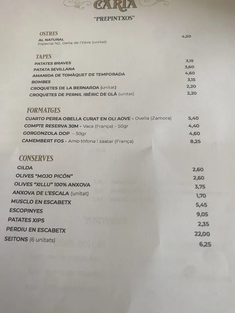 Menü_Pincheria La Bernarda_Molins de Rei_Bild_3